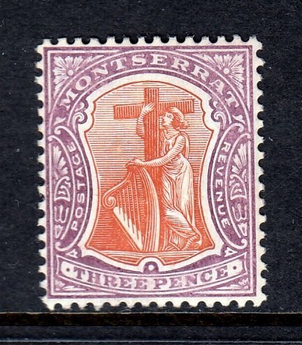 Montserrat - Scott #26 - MH - Pencil//rev. - SCV $11