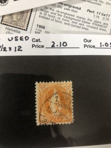 Switzerland 82B Used