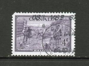 Scott # 283 used  sheet  single  Halifax  Bicentenary