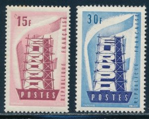 Europa CEPT 1956 - France Set MNH