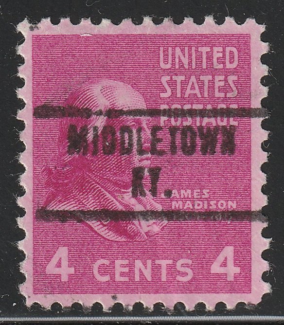 Precancel - Middletown, KY - PSS 734 - Better Town and Type