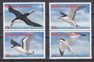 Antigua, Scott cat. 1983 a-d. Sea Birds issue.