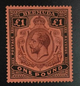 MOMEN: BERMUDA SG #55 1918-1922 MINT OG NH £275++ LOT #64278