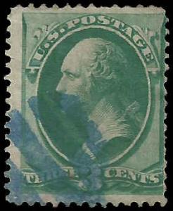 # 158 Green Used Double Transfer Variety George Washington