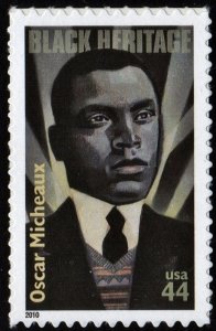 SC#4464 44¢ Oscar Micheaux Single (2010) SA