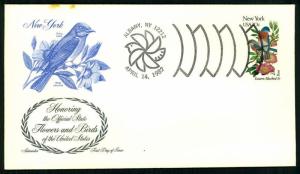 #1984 - NEW YORK - BIRDS & FLOWERS - ARTMASTER CACHET