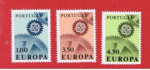 Portugal #994-996  MNH OG   Europa  Free S/H