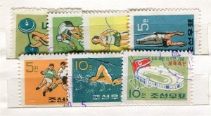 KOREA; 1960 Sports Day Anniversary issue . used SET