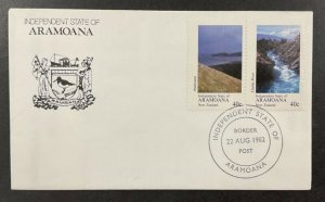 NEW ZEALAND - ARAMOANA ISLAND 1982 cover, landscapes