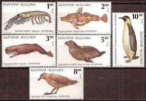 1995 Bulgaria 4157-4162 Antarctic animals 4,00 €​​​​​​​