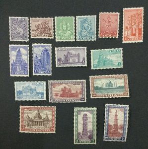 MOMEN: INDIA SG #309-324 MINT OG NH LOT #193938-2519