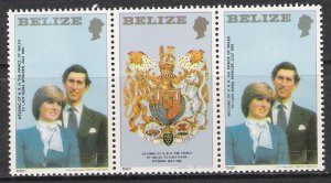 Belize #553 Royal Wedding MNH