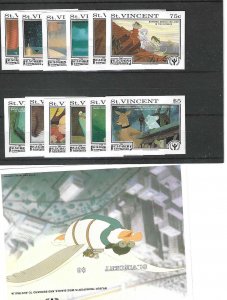ST. Vincent, Proof Rescuer Set, SCARCE, DISNEY