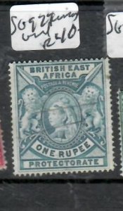 BRITISH EAST AFRICA QV 1R  SG 92  FISCAL USED        P0501H