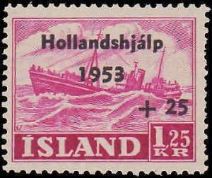 1953 Iceland #B12-B13, Complete Set(2), Never Hinged