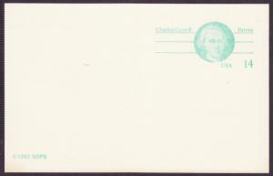 UX106 Charles Carroll mint postal card
