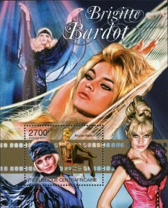 Brigitte Bardot Stamp American Actress Souvenir Sheet MNH #3099 / Bl.732