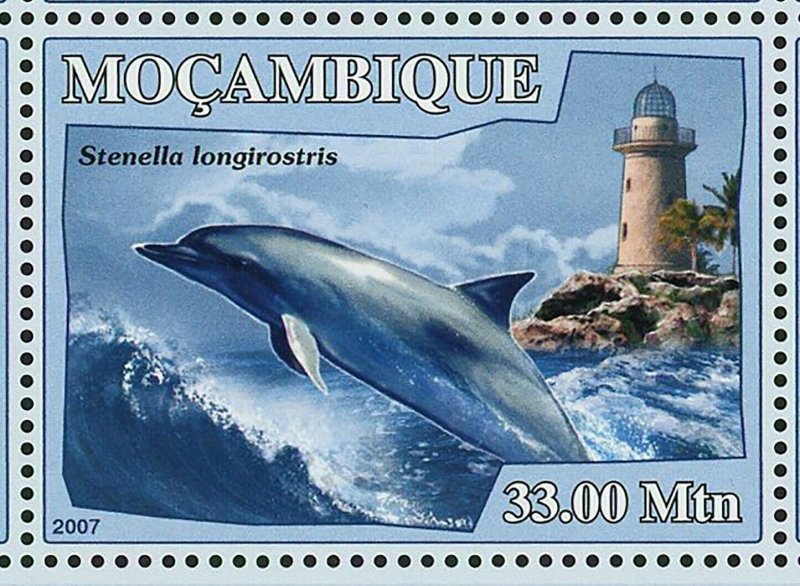 Dolphins Stamp Lighthouses Sousa Teuszii Sotalia Fluviatilis S/S MNH #3044-3049