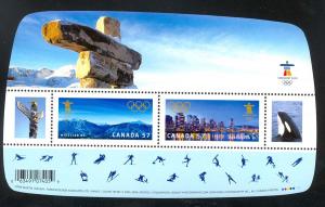 CANADA Vancouver 2010 Olympics Souvenir Sheet