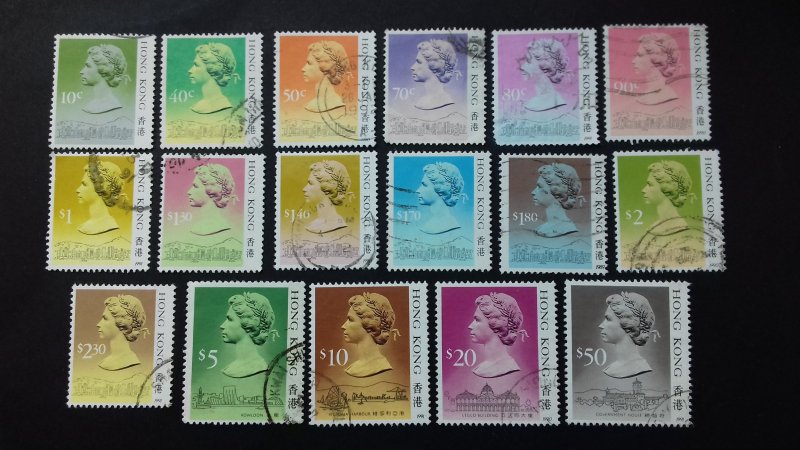 Hong Kong 1987 Queen Elizabeth II Used