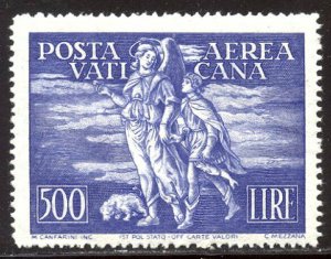 VATICAN CITY #C17 Mint NH - 1948 500l Raphael