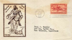 894 PONY EXPRESS - 1st E. L Burroughs cachet