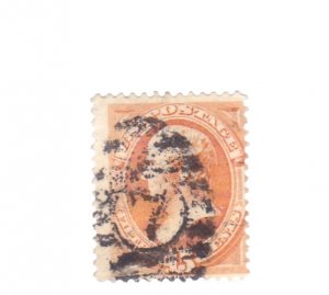 US 19th c #163 used 15c Banknote issue: SCV=$160.00 (111R)