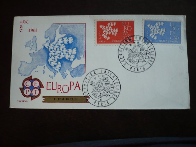 Postal History - France - Scott# 1005-1006 - First Day Cover