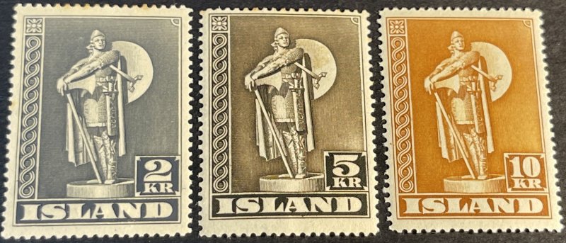 ICELAND # 229-231-MINT/HINGED*---COMPLETE SET---1939-45