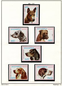 Mozambique vintage collection 1979 2 sheets #63-4 MH 12 stamps various themes G