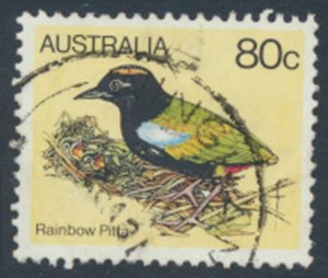 Australia SG 739  SC# 738 Used Birds Pitta see details & scans