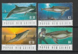 Papua New Guinea MNH 1095-8 Dolphins Marine Life 2003