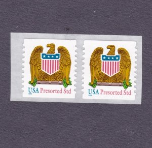 Pair 10c E & S Standard SA Tagged Error US 3271b F-VF, MNH