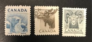 Canada # 322-324 Used