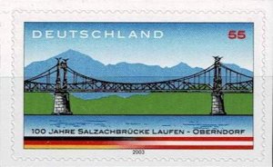 Germany 2003,Sc.#2245A MNH, Salzlach Bridge, self-adhesive