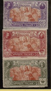 Italy 143-145 Mint Hinged