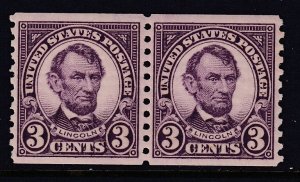 US 600 Coil Pair MNH VF