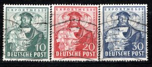 Germany AM Post Scott # 662 - 664, used