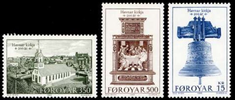 Faroe Islands #186-188 Fa181-183 MNH CV$6.25