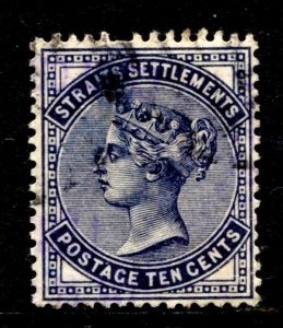 Straits Settlements Stamp #51 USED SINGLE