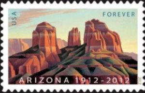 2012 45c Arizona Statehood Centennial, 100th Anniversary Scott 4627 Mint F/VF NH