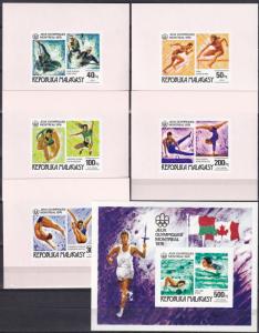 Malagasy #543-4 C153-6  MNH  Deluxe Sheets CV $12.75 (A18472L)