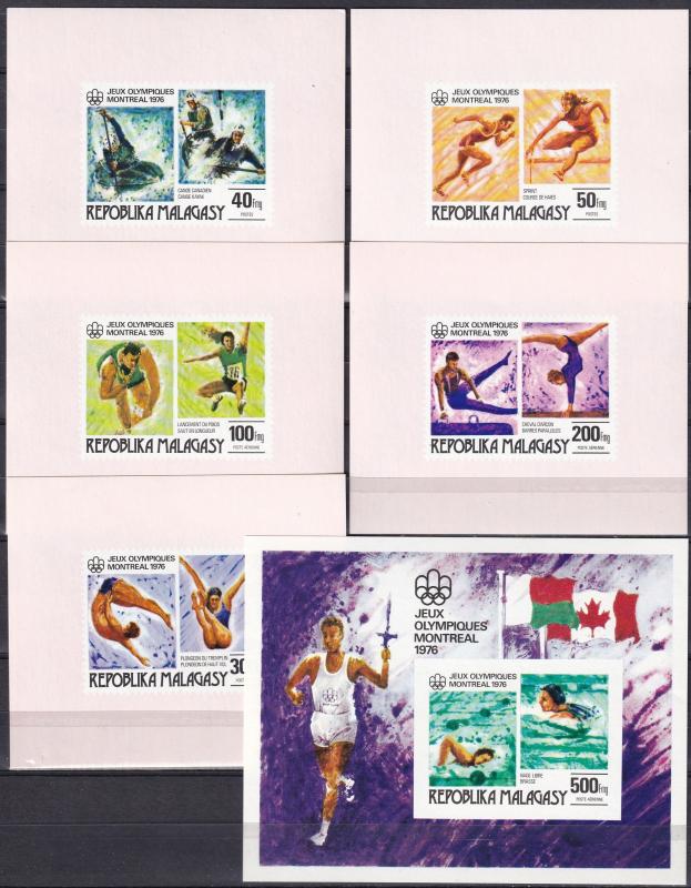 Malagasy #543-4 C153-6  MNH  Deluxe Sheets CV $12.75 (A18472L)