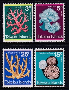 Tokelau 37-40 Marine Life MNH VF