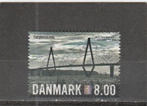 Denmark  Scott#  1584  Used  (2012 Faro Bridge)