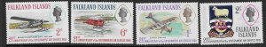 FALKLAND ISLANDS SG246/9 1969 GOVERMMENT AIR SERVICE MNH