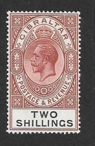 Gibraltar #86  Mint H