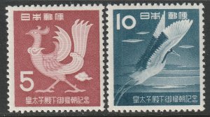 Japan 587-588 set MLH