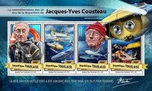 TOGO 2017 SHEET JACQUES COUSTEAU MARINE LIFE tg17118a