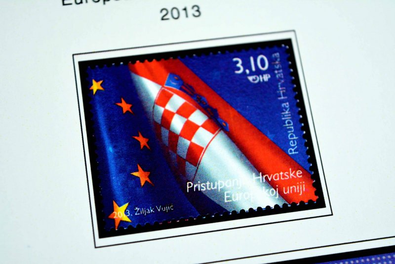 COLOR PRINTED CROATIA 2011-2018 STAMP ALBUM PAGES (53 illustrated pages)